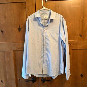 Calvin Klein Comfort Reg.Fit Stretch No Wrinkle Mens Dress Shirt 16-16.5 36/37